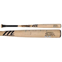 Riley Adams Washington Nationals Game-Used Tan Marucci Broken Bat vs. Atlanta Braves on September 16, 2025 - Game Two of Doubleheader