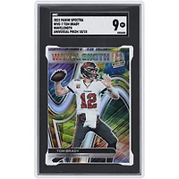 Tom Brady Tampa Bay Buccaneers 2022 Panini Spectra Universal Prizm #WVE-7 #10/10 SGC Authenticated 9 Card