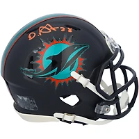 De’Von Achane Miami Dolphins Autographed Riddell 2025 Rivalry Speed Mini Helmet