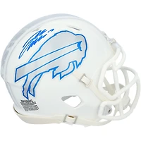 Josh Allen Buffalo Bills Autographed Riddell 2025 Rivalry Speed Mini Helmet