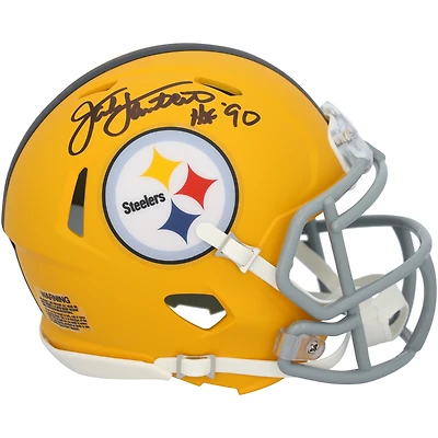 Jack Lambert Pittsburgh Steelers Autographed Riddell 2025 Alternate Speed Mini Helmet with "HOF 90" Inscription