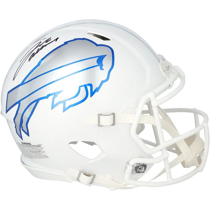Josh Allen Buffalo Bills Autographed Riddell 2025 Rivalry Speed Authentic Helmet