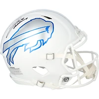 Josh Allen Buffalo Bills Autographed Riddell 2025 Rivalry Speed Authentic Helmet