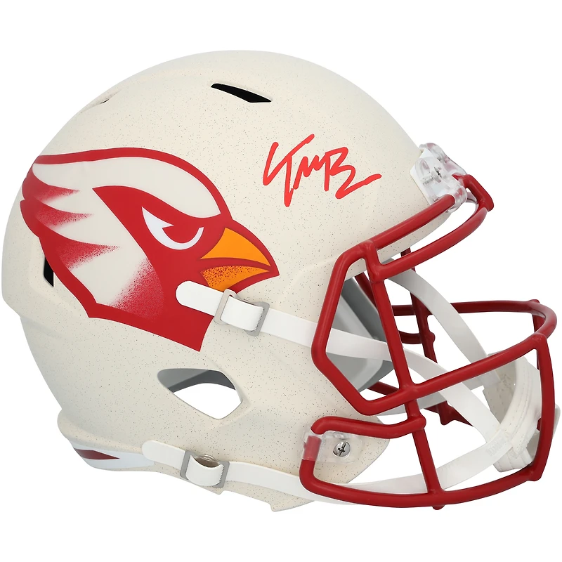 Trey McBride Arizona Cardinals Autographed Riddell 2025 Rivalry Speed Replica Helmet