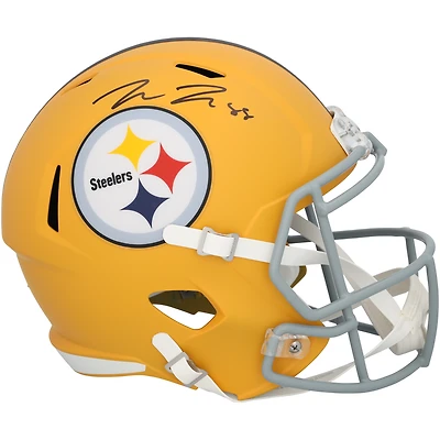 Pat Freiermuth Pittsburgh Steelers Autographed Riddell 2025 Alternate Speed Replica Helmet