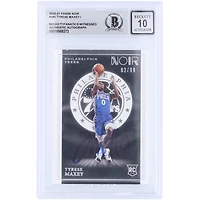 Tyrese Maxey Philadelphia 76ers Autographed 2020-21 Panini Noir #185 #/99 Beckett Fanatics Witnessed Authenticated 10 Rookie Card