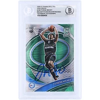 Tyrese Maxey Philadelphia 76ers Autographed 2020-21 Panini Spectra Asia Green Prizm #109 Beckett Fanatics Witnessed Authenticated Rookie Card