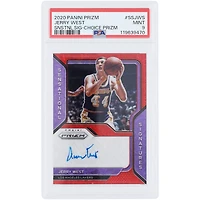 Jerry West Los Angeles Lakers Autographed 2020-21 Panini Prizm Choice Prizm #SS-JWS PSA Authenticated 9 Card