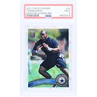 Tyron Smith Dallas Cowboys 2011 Topps Chrome Atomic Refractor #38 #/139 PSA Authenticated 9 Rookie Card