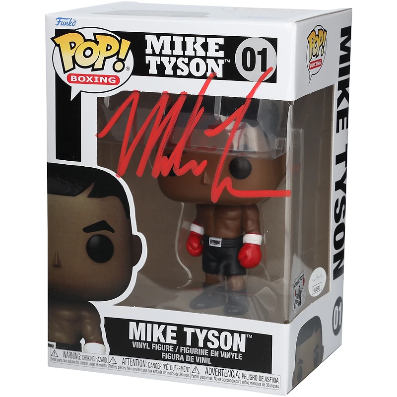 Mike Tyson Autographed Funko Pop! Vinyl Figurine