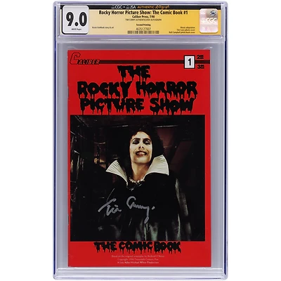 Tim Curry Autographed The Rocky Horror Picture Show: The Comic Book Second Printing #1 CGC Authenticated 9.0 Comic Book