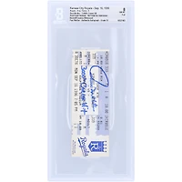 Paul Molitor Minnesota Twins Autographed 3,000th Career Hit Beckett Fanatics Witnessed Authenticated 8/10 Ticket from September 16