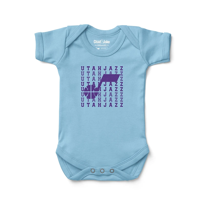 Infant Chad & Jake Utah Jazz Retro Bodysuit