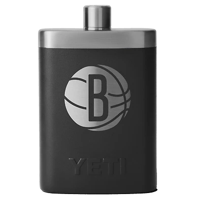 YETI Black Brooklyn Nets 7oz. Flask