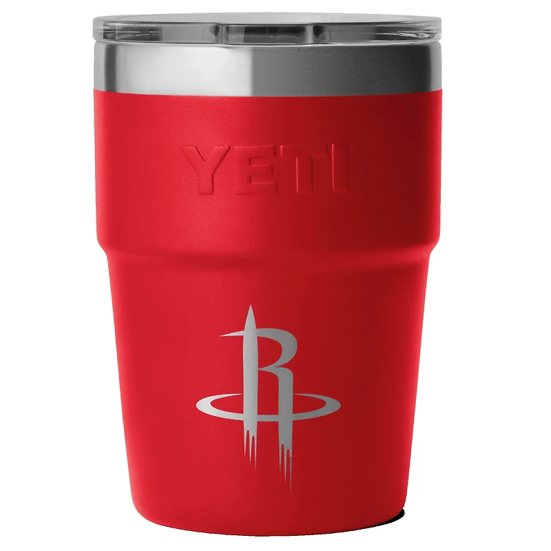 YETI Red Houston Rockets 16oz. Rambler Stackable Cup with Magslider Lid