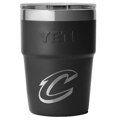 YETI Black Cleveland Cavaliers 16oz. Rambler Stackable Cup with Magslider Lid