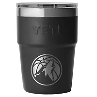 YETI Black Minnesota Timberwolves 16oz. Rambler Stackable Cup with Magslider Lid