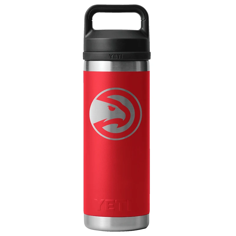 YETI Red Atlanta Hawks 18oz. Rambler Chug Water Bottle