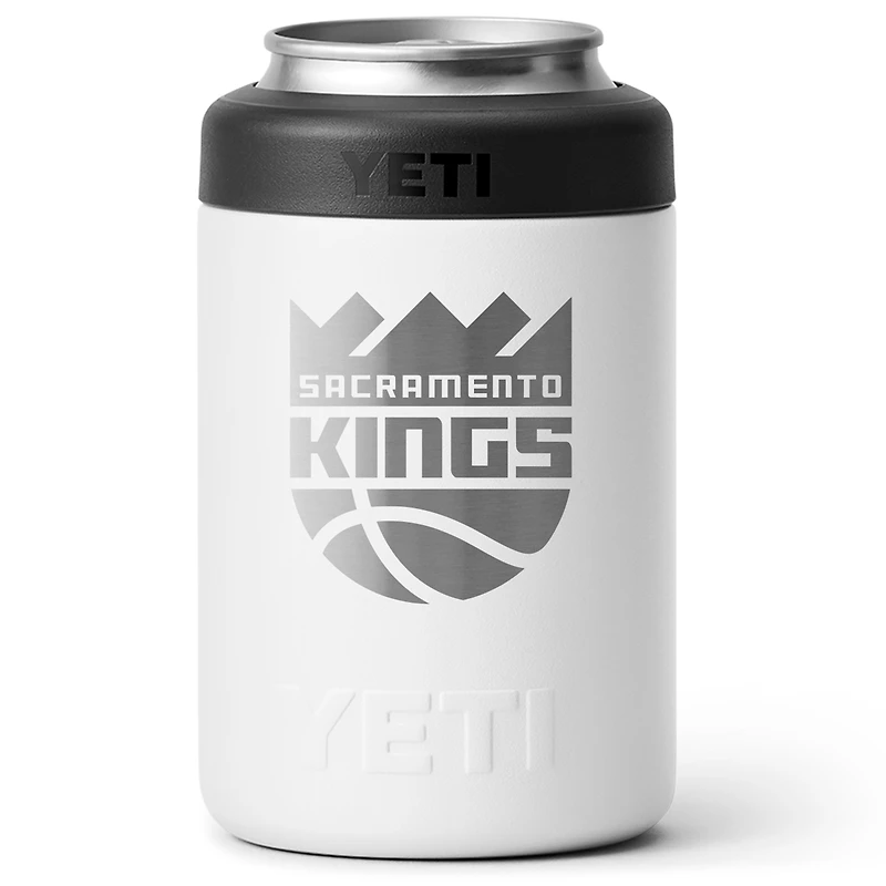 YETI White Sacramento Kings 12oz. Rambler Colster Can Cooler