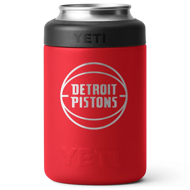 YETI Red Detroit Pistons 12oz. Rambler Colster Can Cooler
