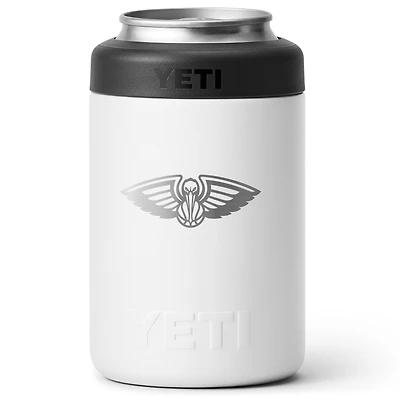 YETI White New Orleans Pelicans 12oz. Rambler Colster Can Cooler