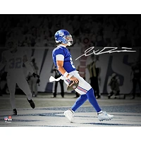Jaxson Dart New York Giants Autographed 16" x 20" 2025 Week 4 First Career Touchdown Spotlight Photograph