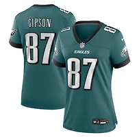 Women's Nike Xavier Gipson Midnight Green Philadelphia Eagles Team Game Jersey