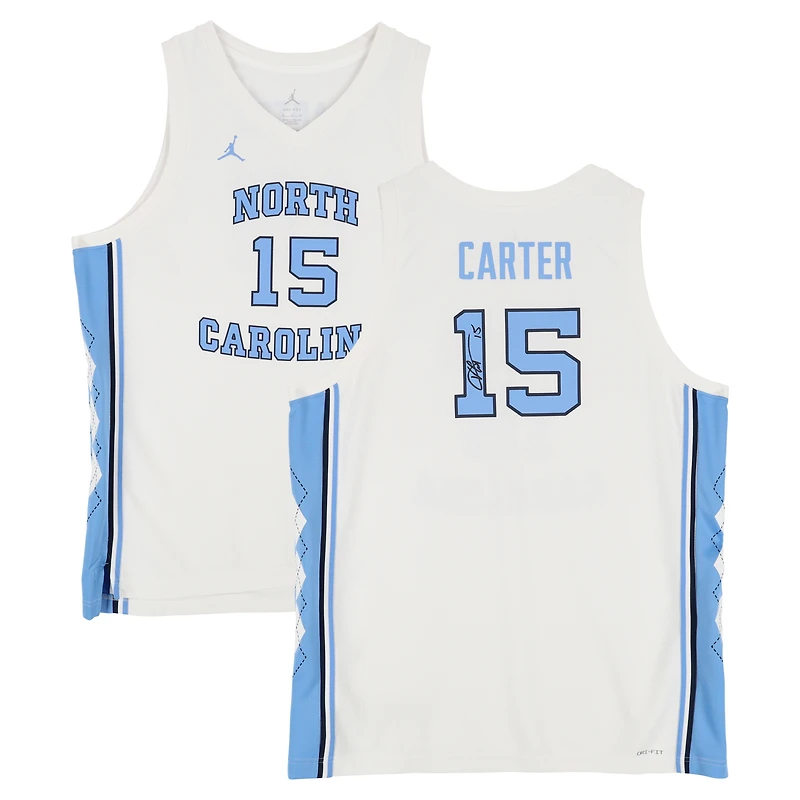 Vince Carter North Carolina Tar Heels Autographed Jordan Brand Replica Jersey