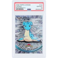Lapras 2000 Topps Pokemon TV Foil #131 PSA Authenticated 10 Card