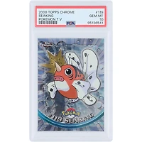 Seaking 2000 Topps Pokemon TV Foil #119 PSA Authenticated 10 Card