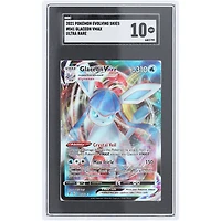 Glaceon 2021 Pokemon Evolving Skies Ultra Rare #041 SGC Authenticated 10 Card