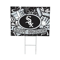 Chicago White Sox 24" x 18" Happy Holidays Christmas Outdoor Staked Yard Sign