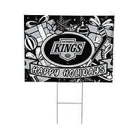 Los Angeles Kings 24" x 18" Happy Holidays Christmas Outdoor Staked Yard Sign