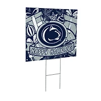 Penn State Nittany Lions 24" x 18" Happy Holidays Christmas Outdoor Staked Yard Sign