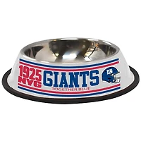 The Memory Company  New York Giants Stainless Steel Pet Bowl