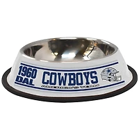 The Memory Company  Dallas Cowboys Stainless Steel Pet Bowl