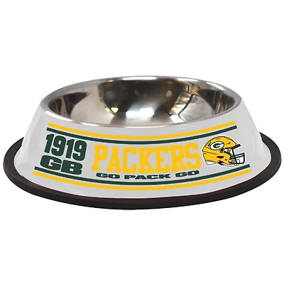 The Memory Company  Green Bay Packers Stainless Steel Pet Bowl