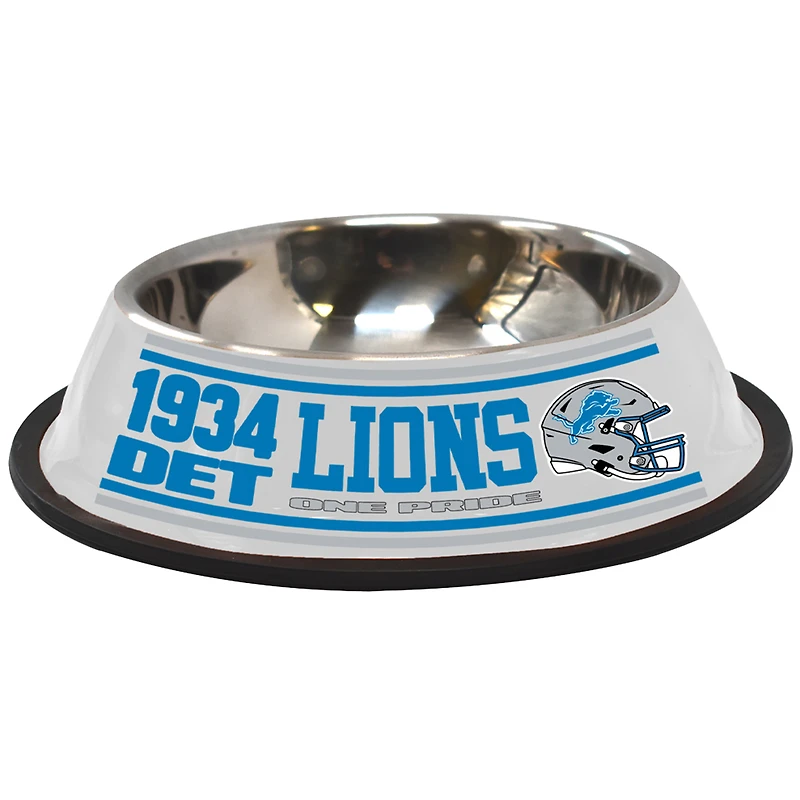 The Memory Company Detroit Lions Stainless Steel Pet Bowl