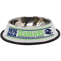 The Memory Company  Seattle Seahawks Stainless Steel Pet Bowl