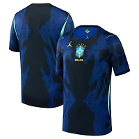 Youth Jordan Brand  Blue Brazil National Team 2026 Away Stadium Replica Jersey