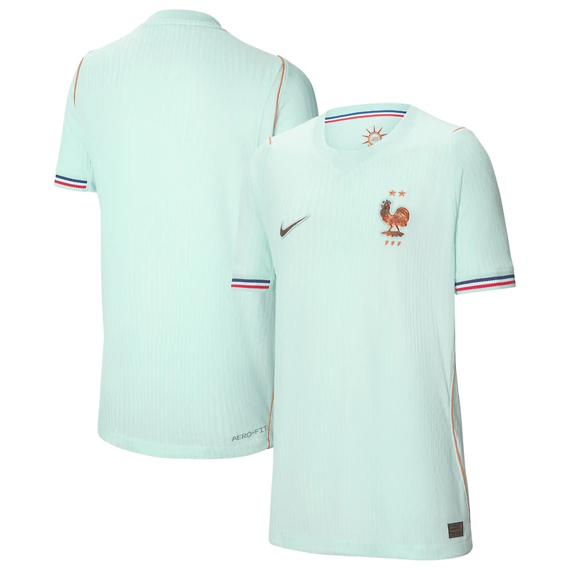 Youth Nike Green France National Team 2026 Away Match Authentic Jersey