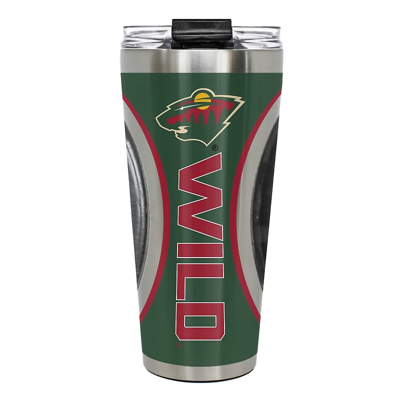Minnesota Wild 32oz Big Slim Game Puck Travel Tumbler