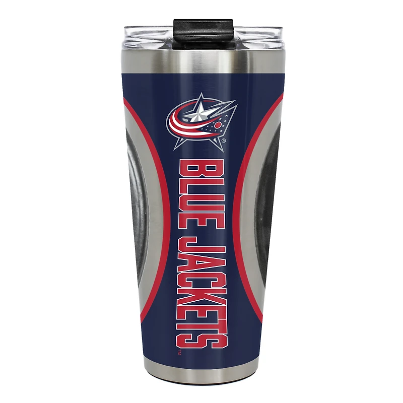 Columbus Blue Jackets 32oz Big Slim Game Puck Travel Tumbler