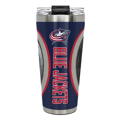 Columbus Blue Jackets 32oz Big Slim Game Puck Travel Tumbler