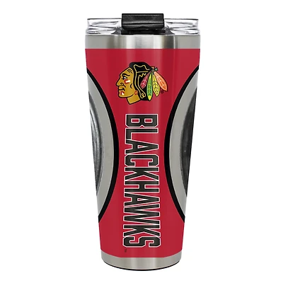 Chicago Blackhawks 32oz Big Slim Game Puck Travel Tumbler