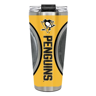Pittsburgh Penguins 32oz Big Slim Game Puck Travel Tumbler