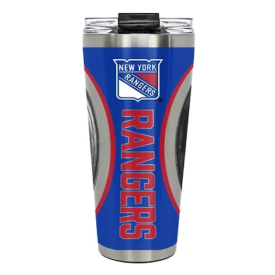 New York Rangers 32oz Big Slim Game Puck Travel Tumbler