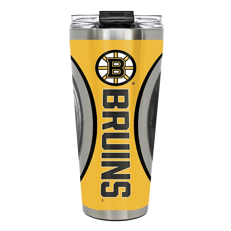 Boston Bruins 32oz Big Slim Game Puck Travel Tumbler