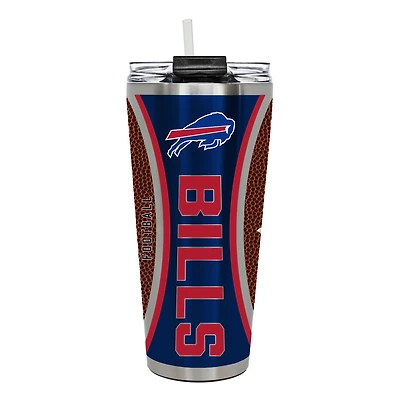 Buffalo Bills 32oz. Big Slim Game Ball Travel Tumbler