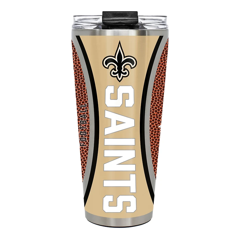 New Orleans Saints 32oz. Big Slim Game Ball Travel Tumbler